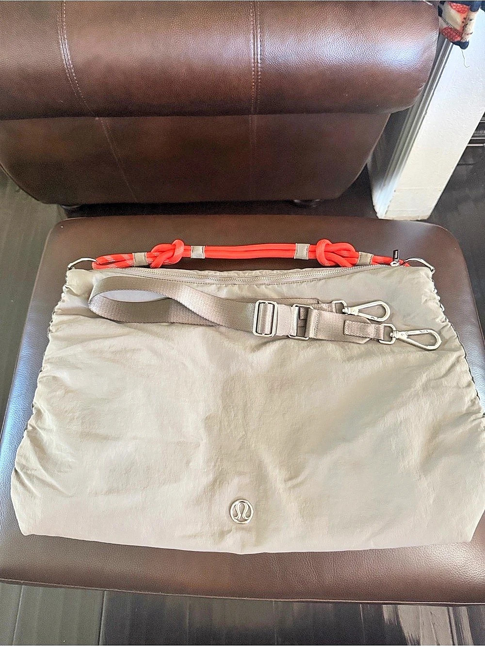 lululemon Convertible Ruched Crossbody Bag *Large 16L Gray